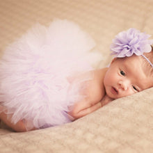 将图片加载到图库查看器，Newborn Photography Props Baby Photo Props Tulle Tutu Skirt Bowknot Photography for 0-6 Months Baby Girl Newborn Fotografia
