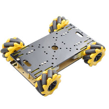 将图片加载到图库查看器，New Style Mini Arduino RC Mecanum Wheel Omni Robot Car Chassis Kit with TT Motor for Raspberry Pi Mixly Scratch Program STEM Toy
