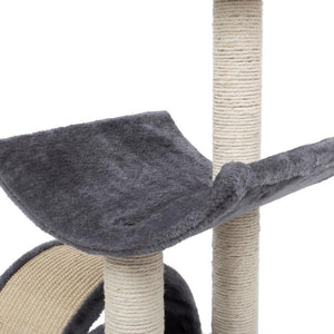 415 28" Cat Climb Holder Cat Tower Scratching Post Gray