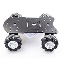 将图片加载到图库查看器，10KG load Metal Omni Mecanum Wheel Robot Car Chassis Kit with 4pcs Encoder Motor for Arduino Raspberry Pi DIY STEM Toy Parts
