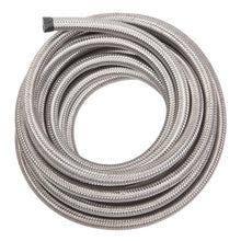 将图片加载到图库查看器，6AN 20-Foot Universal Silver Fuel Hose   10 Red and Blue Connectors
