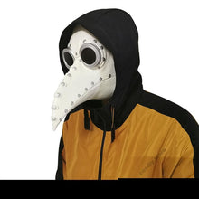 将图片加载到图库查看器，Halloween Plague Doctor Beak Costume Medieval Renaissance Scary Hood Minister Coat Outfit Carnival For Men Adult Robe Mask Hat
