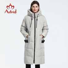 将图片加载到图库查看器，Astrid 2019 Winter new arrival down jacket women loose clothing outerwear quality with a hood fashion style winter coat AR-7038
