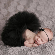 将图片加载到图库查看器，Newborn Photography Props Baby Photo Props Tulle Tutu Skirt Bowknot Photography for 0-6 Months Baby Girl Newborn Fotografia

