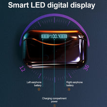 将图片加载到图库查看器，Sarah G08 Bluetooth 5.1 Earphone Touch Control Wireless Headphons HiFi IPX7 Waterproof Earbuds Headset with LED Display Charging Box
