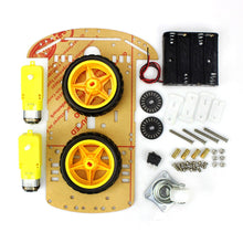 将图片加载到图库查看器，2019 4/2WD Robot Smart Car Chassis Kits with Speed Encoder for Arduino 51 M26 DIY Education Robot Smart Car Kit For Student kids
