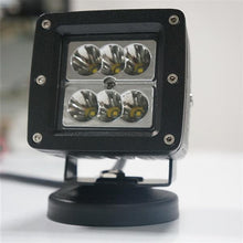 将图片加载到图库查看器，3 Inch 24W Flood LED Work Light Fog Lamp Offroad Driving SUV UTE Black
