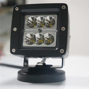 3 Inch 24W Flood LED Work Light Fog Lamp Offroad Driving SUV UTE Black