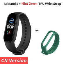 将图片加载到图库查看器，2020 Xiaomi Mi Band 5 Smart Bracelet 1:1 large AMOLED Screen Heart Rate Fitness Traker Bluetooth 5.0 Sport Waterproof band 5
