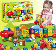 将图片加载到图库查看器，lego articles Numbers Train Building Blocks Bricks Educational Baby City Toys Compatible With LegoINGly Duplo
