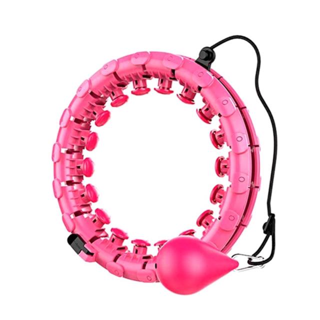 Slimming Circle for Adults Beginners 24 Knots Abdoment Fitness Beauty 2 in 1 Detachable Training Weight Reducing Ring