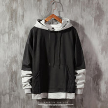 将图片加载到图库查看器，SingleRoad Men&#39;s Hoodies Men 2020 Plain Patchwork Sweatshirt Male Pullover Hip Hop Harajuku Japanese Streetwear White Hoodie Men
