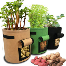 将图片加载到图库查看器，3 size Plant Grow Bags home garden Potato pot greenhouse Vegetable Growing Bags Moisturizing jardin Vertical Garden Bag seedling
