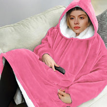 将图片加载到图库查看器，Oversized Hoodies Sweatshirt Women Winter Hoodies Fleece Giant TV Blanket With Sleeves Pullover Oversize Women Hoody Sweatshirts
