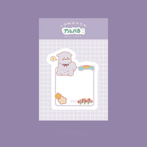 Cartoon Small Animal Sticky Notes N-time Sticker Set