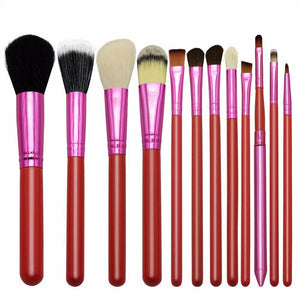 12PCS Popular Style Eye Shadow Makeup Brush Set Eye Powder Foundation Brushes Concealer Blending Makeup Brushes Kits