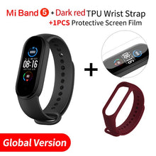 将图片加载到图库查看器，In Stock Xiaomi Mi Band 5 Smart Bracelet 1.1&quot; AMOLED Colorful Screen Heart Rate Fitness Tracker Bluetooth 5.0 Waterproof Miband5
