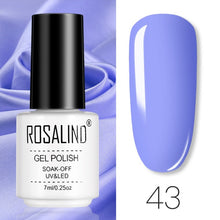 将图片加载到图库查看器，ROSALIND Gel Polish Set Manicure for Nails Semi Permanent Vernis top coat UV LED Gel Varnish Soak Off Nail Art Gel Nail Polish

