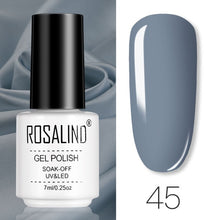 将图片加载到图库查看器，ROSALIND Gel Polish Set Manicure for Nails Semi Permanent Vernis top coat UV LED Gel Varnish Soak Off Nail Art Gel Nail Polish
