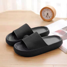将图片加载到图库查看器，Thick Sole House Slippers Men Women Non-slip Bathroom Footwear Boys Girls Lovers Flops Summer Beach Sandals Large Women Shoes
