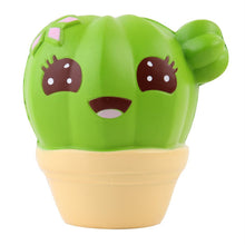 将图片加载到图库查看器，Cactus Cream Scented Soft Slow Rising Extrusion Strap Kids Toy
