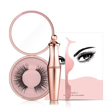 将图片加载到图库查看器，Magnetic Liquid Eyeliner &amp; Magnetic False Eyelashes &amp; Tweezer Set Waterproof Long Lasting Eyeliner False Eyelashes
