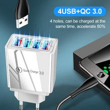 将图片加载到图库查看器，EU/US Plug USB Charger Quick Charge 3.0 For Phone Adapter for Huawei Mate 30 Tablet Portable Wall Mobile Charger Fast Charger
