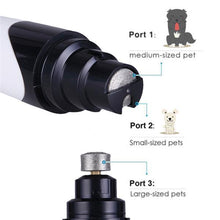 将图片加载到图库查看器，Dog Nail Grinde Rechargeable USB Charging Pet Nail Grinder Grooming Shaping,Trimming, Smoothing for Small, Medium, Large Pets Dogs/Cats

