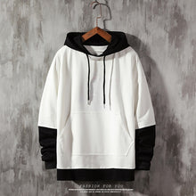 将图片加载到图库查看器，SingleRoad Men&#39;s Hoodies Men 2020 Plain Patchwork Sweatshirt Male Pullover Hip Hop Harajuku Japanese Streetwear White Hoodie Men
