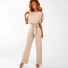 将图片加载到图库查看器，European and American Style Solid Color High Quality Women&#39;s Jumpsuit Fashion luxury Pants Desinger Lady Clothes 2019 Playsuits
