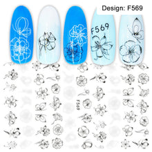 将图片加载到图库查看器，Nail Stickers ins Wind F Series Nail Stickers
