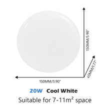 将图片加载到图库查看器，Sarah Modern Ultra Thin LED Ceiling Lights LED Panel Lighting Fixture Surface Mount for Home Living Room Bathroom 15-50W SMD 2835 220V
