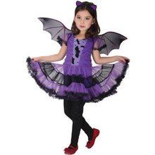 将图片加载到图库查看器，Halloween 2019   Fashion Toddler Kids Baby Girl Halloween Clothes Costume Dress+Hair Hoop+Bat Wing Outfit sep26
