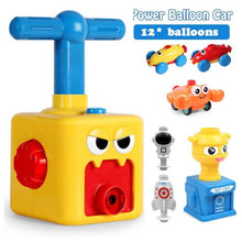 将图片加载到图库查看器，NEW Power Balloon Launch Tower Toy Puzzle Fun Education Inertia Air Power Balloon Car  Science Experimen Toy for Children Gift
