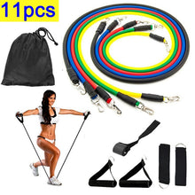 将图片加载到图库查看器，Anti Slip Resistance Bands Home Fitness Loop Pilates Hip Circle Booty Elastic Training Rubber Cotton Workout Yoga Belt Exercise
