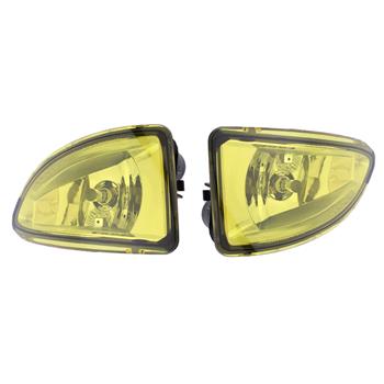 Fog Lights for 2004-2005 Honda Civic with Wiring & Switch & Bezels Yellow Lens