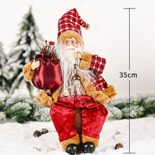 将图片加载到图库查看器，Santa Claus Doll Large 30*20cm 2020 Christmas Tree Ornament New Year Home Decoration Natal Kids Gift Merry Christmas Decorations
