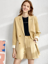 将图片加载到图库查看器，Amii Minimalism set for women Autumn  4 piece set Solid blazer,tanks,high waist pants sold separately women&#39;s costumes 12060909
