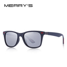 将图片加载到图库查看器，Men Women Classic Retro Rivet Polarized Sunglasses Lighter Design Square Frame 100% UV Protection
