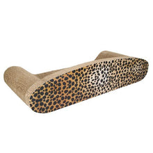 将图片加载到图库查看器，415 Harden Corrugated Paper Pet Cat Toy Cat Sofa Claws Grinding Board with Catnip (Medium Size) Earthy Y
