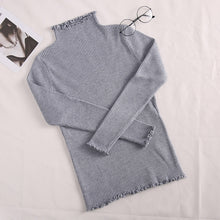 将图片加载到图库查看器，Slim turtleneck long sleeve sweater
