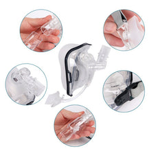 将图片加载到图库查看器，Sarah Full Face Mask CPAP Auto CPAP BiPAP Mask With Free Headgear White S M L for Sleep Apnea OSAHS OSAS Snoring People
