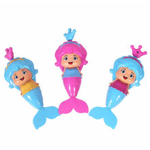 将图片加载到图库查看器，Bath Tub Fun Swimming Baby Bath Toy Mermaid Wind Up Floating Water Toy For Kids
