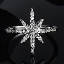 将图片加载到图库查看器，New  925 pure meteor Earrings hexagon Star Lucky Star Christmas Korean Black Pearl Earrings Fashion light luxury jewelry
