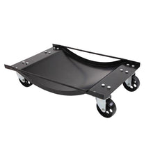 将图片加载到图库查看器，2-Piece 3.5&quot; Auto Car Wheels Dolly Set Black
