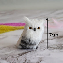 将图片加载到图库查看器，7cm High Cute Snowy Owl Hedwig harry Potters Letter Delivery Doll Cute Toys Harried Birthday Christmas Adults Kids

