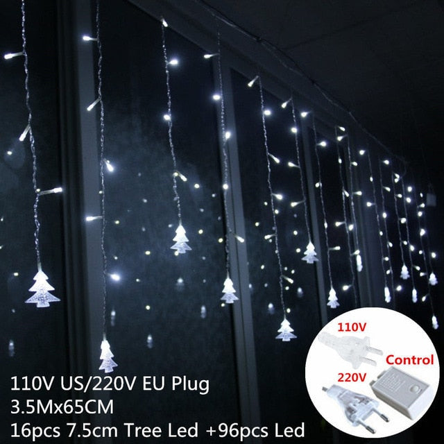 Sarah Curtain Light Christmas Decorations for Home Christmas Ornaments Christmas Tree Decorations Christmas Gift New Year 2020 navidad