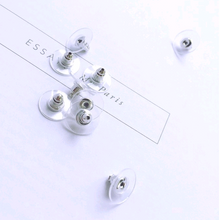将图片加载到图库查看器，Disc ear plug metal earplugs high-grade ear plug earrings accessories DIY jewelry accessories earplugs cap
