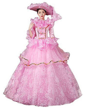 将图片加载到图库查看器，Top Sale Renaissance Wench Gothic Princess Dress Ball Gown Vampire Theatre Halloween Costume

