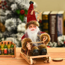 将图片加载到图库查看器，Santa Claus Doll Large 30*20cm 2020 Christmas Tree Ornament New Year Home Decoration Natal Kids Gift Merry Christmas Decorations
